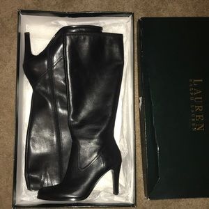 Bryce Black Calf Ralph Lauren Boots